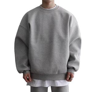 เสื้อปักสวมหัวผ้าฝ้ายลำลองไซส์ใหญ่พิเศษเสื้อกันหนาวสีพื้นของผู้ชาย2026ฤดูใบไม้ร่วงฤดูหนาว - Product Image 2