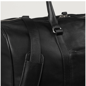 Sac de voyage convertible de luxe en cuir véritable pour hommes léger avec compartiment à chaussures et valise de rangement pour vêtements - Product Image 5