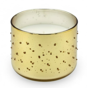 Porte-bougie votif en métal doré fait à la main avec une forme droite - Product Image 3