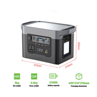 Station d'alimentation portable 500W LiFePO4 MPPT à onde sinusoïdale pure avec panneau solaire et lampe torche, batterie externe pour voiture, camping en extérieur et voyages autonomes