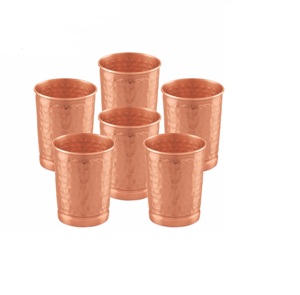 Copas de vino de vidrio de metal de cobre con asa a bajo precio Diseño de llegada fresca Diseños de tendencia disponibles al mejor precio - Product Image 3