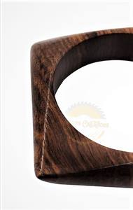 Bracelet en bois Sheesham bracelet en bois de forme ronde (AC 5471) meilleure qualité par Ayaans créations bracelet en bois - Product Image 6