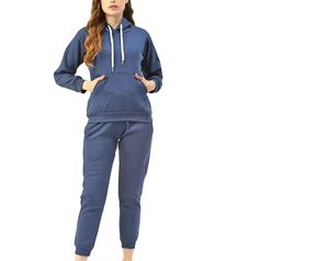 Top Venta de tendencia de las mujeres de peso ligero pulóver chándal totalmente personalizable Venta caliente patrón sólido tarifa al por mayor disponible - Product Image 1