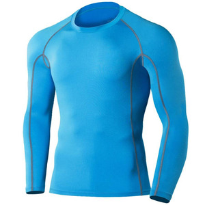 Camiseta de Compresión de Manga Larga para Hombre, Personalizada al por Mayor, Secado Rápido, para Entrenamiento, Gimnasio, Correr, Deportes, Capa Base, Camiseta Interior para Hombre - Product Image 2