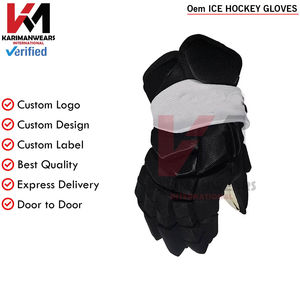 Guantes OEM de hockey sobre hielo para adultos y jóvenes Marca personalizada DisponibleFactory Guantes OEM de hockey sobre hielo Palma de alto agarre Malla transpirable - Product Image 5