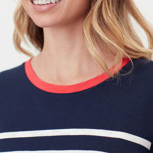 Service personnalisé OEM, dernier style, t-shirt à séchage rapide pour femmes, top ventes, t-shirt à col rond pour femmes de taille adulte - Product Image 4