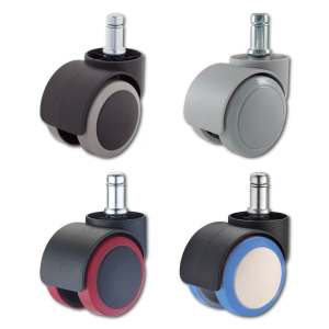 Installation facile Tige remplaçable Roulette pivotante Salle de bain Mobilier de bureau Polyuréthane Roue moderne Chambre personnalisée 5 ans - Product Image 3