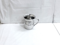 Diva Collections Taza de Lavado Judía de Dos Piezas de Acero Inoxidable Ecológico de 5'' y 40oz, Diseño Moderno, para Netilat Yadayim