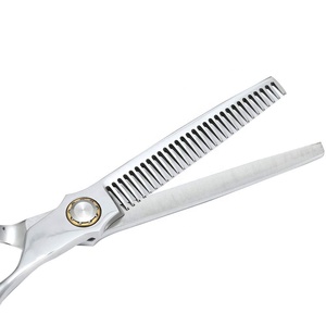 กรรไกรตัดผมแบบกำหนดเอง,กรรไกรเล็มผมมีที่วางนิ้วทำจากสเตนเลสสตีล - Product Image 4