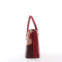 Sac à main en PU pour femme, design géométrique, fermeture à anneau doré, vente en gros QAZA, plusieurs couleurs disponibles pour les détaillants