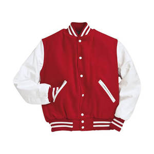High Quality Men's European US <b>Plus</b> <b>Size</b> Vintage Baseball <b>Coat</b> Genuine Leather Varsity Jacket Stand Embroidery Thick Lambskin - Product Image 1