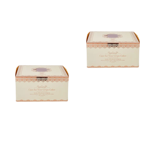 Boîte à gâteaux biodégradable écologique personnalisée carton verni recyclé fenêtre fendue conception en relief stratification mate pour - Product Image 1