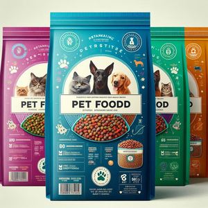 15kg/20kg resellable PET envasado de alimentos bolsa de almacenamiento para perros bolsa de soporte parte inferior plana lado fuelle sellado térmico fideos Sushi agricultura - Product Image 6