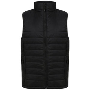 Gilet matelassé décontracté pour hommes pour l'automne hiver chaud col montant sans manches gilet manteau - Product Image 1