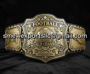 Ceinture de champion personnalisée - Cuir confortable, style boxe et UFC, Aïkido et Jiu-Jitsu - Product Image 3