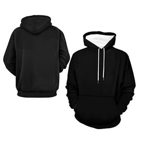 Sudadera con Capucha Extra Grande Unisex de Alta Calidad Personalizada, 100% Algodón, con Bolsillo para Invierno - Product Image 1