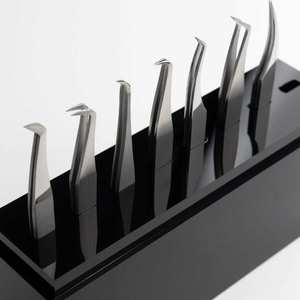 Organizador de Herramientas para Extensiones de Pestañas, Soporte de Mesa para Pinzas, Solución de Almacenamiento Profesional para Pinzas de Belleza, Acrílico y Plástico, 15g - Product Image 4