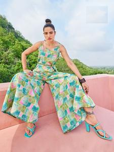 Recién lanzado, colección de monos de seda Modal con estampado multicolor para adolescentes de Dhwaja Export para otras ocasiones - Product Image 5