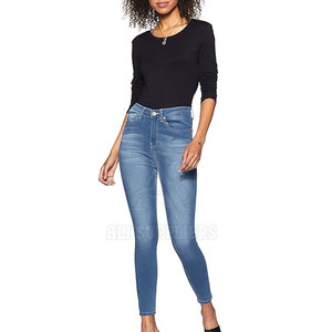 Fabricante profesional de fábrica Pantalones vaqueros para mujer Pantalones vaqueros transpirables para mujer al por mayor - Product Image 4