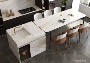 2025 Collection exclusive de GVT PGVT Statuario Finition brillante Grandes dalles en 80x240cm 120x320cm 160x320cm et 80x300cm - Product Image 3