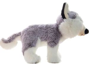 <b>Husky</b> Puppy Dog Plush <b>Toy</b> Soft <b>Stuffed</b> Animal with Fabric & Polyester Cotton Filling for Play and Halloween Decor - Product Image 2