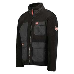 Sweat à capuche en polaire de luxe à fermeture éclair Poches supplémentaires pour hommes Vêtements décontractés élégants Veste d'extérieur spéciale d'hiver de poids moyen - Product Image 6