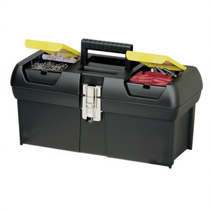 Boîte à outils Stanley avec charnières métalliques et 2 plateaux organisateurs - Boîte à outils robuste - Product Image 2