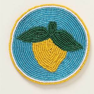 Classic Seed Beads Embroidery <b>Patch</b> For Outfits Vintage Beaded Embroidery <b>Patch</b> For Styling Use - Product Image 6