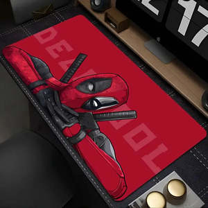 XXL Marvel for Deadpool Heated Printed Wireless Charging Mouse <b>Pad</b> Waterproof Square Tapis De Souris - Product Image 3