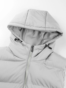 Meilleures ventes, gilet à capuche à fermeture éclair Hypemode pour hommes avec logo personnalisé, gilet en duvet bouffant, veste à bulles - Product Image 3
