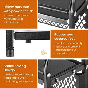 Unique Designer <b>Large</b> Size Kitchen Decor <b>Spices</b> Storage <b>Rack</b> and Shelving Good Quality Home and Kitchen Gadgets Tool <b>Spice</b> <b>Rack</b> - Product Image 6