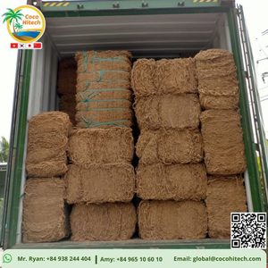 COIR NET VIETNAM BIODEGRADABLE UTILIZANDO HILO DE ALGODÓN EN EL INTERIOR PARA SLOPE HILL - Product Image 6