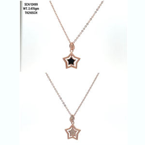 Nouveau Lucky Clover CZ Collier Deux Couches 18K Plaqué Or Géométrique Chaîne Pendentif Colliers À La Mode Femmes Clavicule Chaîne colliers - Product Image 3