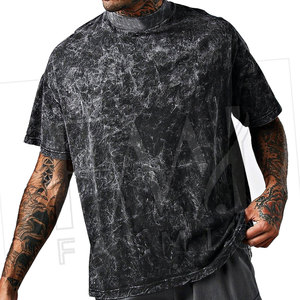 เสื้อยืดผู้ชายปล่อยปล่อยว่างสไตล์ลำลองทรงหลวมเสื้อยืดลายออกแบบได้ตามต้องการพร้อมแขนสั้น - Product Image 4