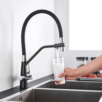 Robinet de cuisine en laiton à 3 voies avec filtre intégré et fonction de mélange pour projets de rénovation de maisons modernes (vente en gros)
