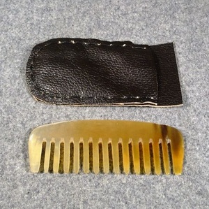 Peigne à cheveux en agate et corne de buffle écologique, artisanat indien fait main, style animal, vente chaude - Product Image 6