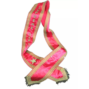 Principios de los años 1900 Masones Masón Fraternal Diputado Satin Sash Masonic Regalia Alta calidad Según la demanda de nuestros clientes Fajas - Product Image 6