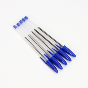 Commercio all'ingrosso 1.0mm penna a sfera per la scuola & ufficio Design classico di qualità con corpo in plastica personalizzabile Logo penna - Product Image 4