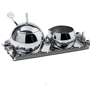 Glossy Finishing Stainless Steel <b>Sugar</b> Canister Set Kitchenware Dining Table Tabletop Decorative at Home - Product Image 1