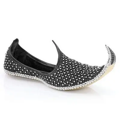 New Design Fancy Stones Design Men Khussa Good Quality Fitted Foot Wear Stylish Khussa Shoes For Men