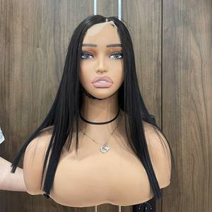 Perruque lisse à dentelle HD, extensions de cheveux humains vietnamiens, pour femmes noires - Product Image 1