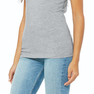 Nueva Camiseta Holgada de Verano para Mujer, Talla Grande, Hombros Caídos, Algodón de Alta Calidad, Logotipo Personalizado OEM, Informal y Corta - Product Image 5