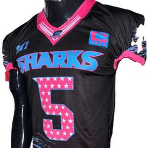 Fútbol americano Jersey fan Jersey padre Jersey sublimación aparejos sarga bordado secado rápido más tamaño soporte transpirable - Product Image 1