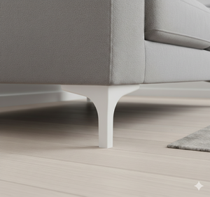 Pata de Mueble Moderna en Forma de T, Personalizable, de Lujo, 12 cm, Plástico Blanco, para Sofá, Silla de Comedor, Cama, Armario, Mueble de TV, Resistente - Product Image 5