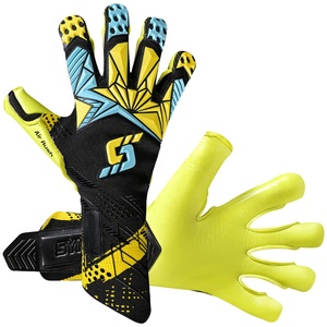 Gants de gardien de but de football professionnels en latex tricoté pour l'entraînement sportif et les matchs, offrant une protection optimale. - Product Image 5