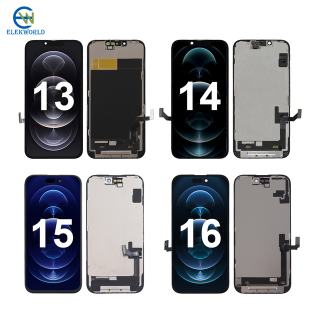 Cellphone Screen Original LCD Digitizer Display Replacement for iPhone 13 14 15 16 Pro Mini Max Mobile Phone Oled LCD