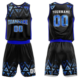 Uniforme de Baloncesto Unisex al por Mayor, Conjunto de Camiseta y Pantalones Cortos Transpirables de Secado Rápido, 100% Poliéster, Personalizable para Equipos, Nuevo Diseño - Product Image 2