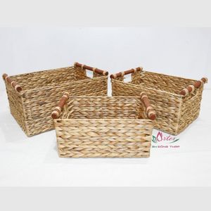 Vintage Compact Plant Fiber <b>Storage</b> <b>Baskets</b> for Home Organization and Efficient <b>Storage</b> in Various Living Spaces - Product Image 6