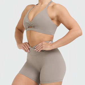 Venta al por mayor Fitness Yoga Wear 3 Pcs Seamless Workout Mujeres Gym Sets Workout Sets para Mujeres Ropa De Mujer Yoga Set Ronpex - Product Image 3