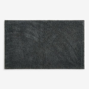 Tapis de bain antidérapant Jacquard en coton tapis de toilette très absorbant moderne couleur unie maison salle de bain serviette de sol baignoire repose-pieds - Product Image 4
